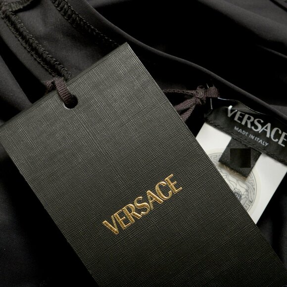 Versace Women's Gold "Greeca Stripe" Stretch Tank Top US S IT 40 - Picture 5 of 5